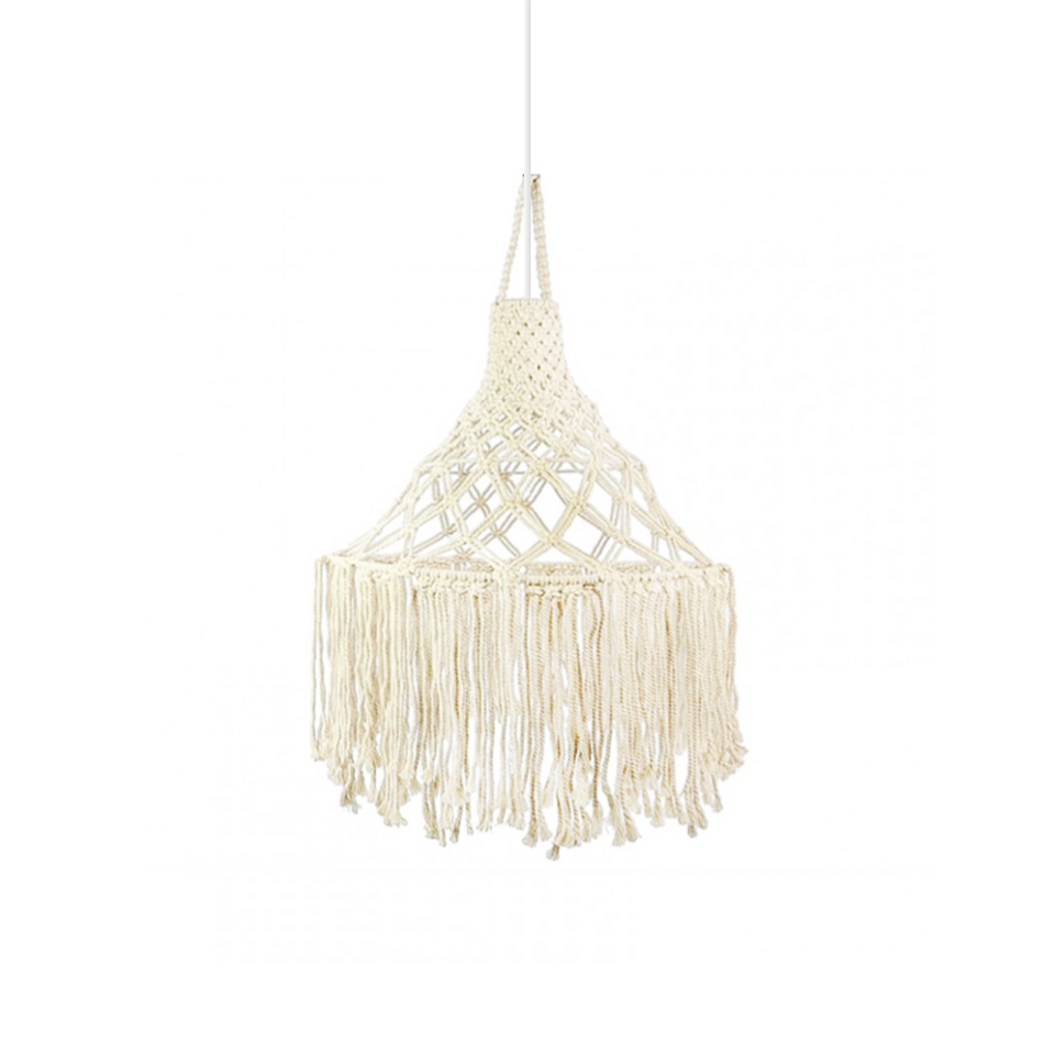 Lampadario macramè L